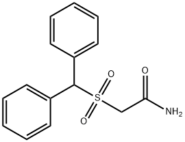 2-[(Diphenylmethyl)sulfonyl] Acetamide Structure