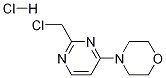 4-(2-(chloromethyl)pyrimidin-4-yl)
morpholine HCl Structure