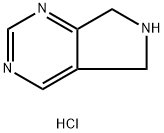 6,7-Dihydro-5H-pyrrolo[3,4-d]pyrimidine hydrochloride 구조식 이미지