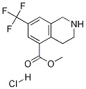 메틸7-(트리플루오로메틸)-1,2,3,4-테트라히드로-이소퀴놀린-5-카르복실레이트HCl 구조식 이미지