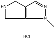 1,4,5,6-Tetrahydro-1-Methylpyrrolo[3,4-c]pyrazole HCl Structure