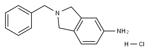 2-Benzylisoindolin-5-aMine HCl Structure