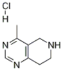 5,6,7,8-Tetrahydro-4-Methylpyrido[4,3-d]pyriMidine HCl Structure