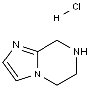 5,6,7,8-Tetrahydroimidazo[1,2-a]pyrazine Hydrochloride 구조식 이미지