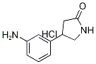 3-(5-옥소피롤리딘-3-일)아닐린염산염,4-(3-아미노페닐)-2-옥소피롤리딘염산염 구조식 이미지