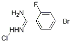 4-브로모-2-플루오로벤즈이미드아미드염산염 구조식 이미지
