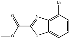 메틸4-브로모벤조[d]티아졸-2-카르복실레이트 구조식 이미지