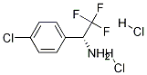 (R)-1-(4-Chlorophenyl)-2,2,2-trifluoroethanaMine dihydrochloride Structure