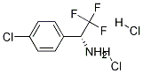 (R)-1-(4-클로로페닐)-2,2,2-트리플루오로에탄민이염산염 구조식 이미지