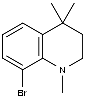 8-broMo-1,4,4-트리메틸-1,2,3,4-테트라히드로퀴놀린 구조식 이미지