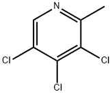 3,4,5-트리클로로-2-메틸피리딘 구조식 이미지