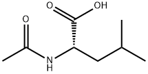 N-Acetyl-L-leucine 구조식 이미지