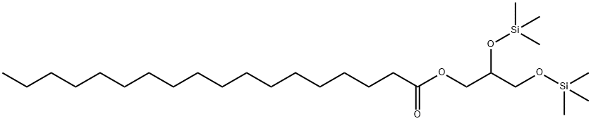 스테아르산2,3-비스(트리메틸실릴옥시)프로필에스테르 구조식 이미지