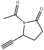 2-Pyrrolidinone,1-acetyl-5-ethynyl- Structure