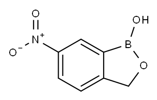 (2-HYDROXYMETHYL-5-NITRO)BENZENEBORONIC ACID DEHYDRATE Structure