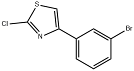 4-(3-브로모페닐)-2-클로로티아졸 구조식 이미지