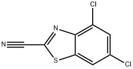 4,6-dichloro-2-Benzothiazolecarbonitrile Structure