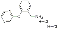 2-(PYRAZIN-2-YLOXY)-BENZYLAMINE 2HCL Structure