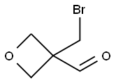 3-(broMoMethyl)oxetane-3-carbaldehyde Structure