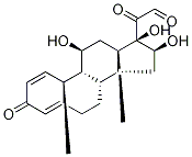 21-Dehydro-16α-hydroxy Prednisolone Structure