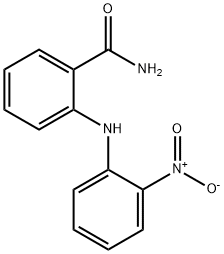 2-(2-NITRO-PHENYLAMINO)-BENZAMIDE Structure