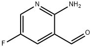 2-아미노-5-플루오로-피리딘-3-카브알데히드 구조식 이미지