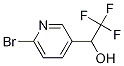 1-(6-브로모피리딘-3-일)-2,2,2-트리플루오로에탄올 구조식 이미지