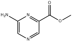 Pyrazinecarboxylic acid, 6-amino-, methyl ester (9CI) Structure