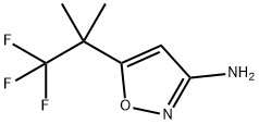 5-(1,1,1-Trifluoro-2-methylpropan-2-yl)isoxazol-3-amine Structure