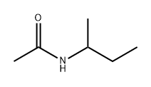 N-(1-Methylpropyl)acetamide 구조식 이미지