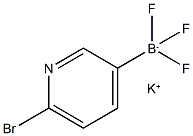 칼륨(6-브로모피리딘-3-일)트리플루오로보레이트 구조식 이미지