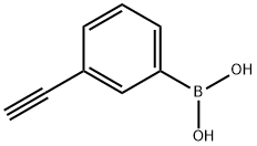 Boronic acid, B-(3-ethynylphenyl)- 구조식 이미지