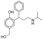 RAC 5-HYDROXYMETHYL DESISOPROPYL TOLTERODINE-D6 Structure