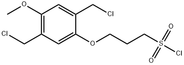 3-[2 5-BIS(CHLOROMETHYL)-4-METHOXYPHENO& 구조식 이미지