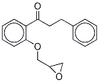 2’-(2,3-EpoxypropoxyD5)-3-phenyl-propiophenone Structure