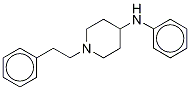 N-페닐-D5-N'-[1-(2-페닐에틸)]-4-피페리딘 구조식 이미지