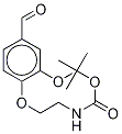 N-TERT-BOC-2-(4-FORMYL-2-METHOXYPHENOXY)에틸아민-D3 구조식 이미지