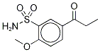 1-(4'-METHOXY-3'-SULFONAMIDOPHENYL)-1-PROPANONE-METHYL-D3 구조식 이미지