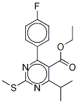 [4-(4-FLUOROPHENYL)-6-(1-METHYLETHYL)-2-(METHYLSULFINYL)-5-PYRIMIDINYL]-ETHYL ESTER-D6 구조식 이미지