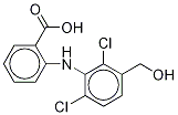 3-Hydroxymethyl Meclofenamic Acid-d4 Structure