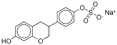 R,SEquol4'-설페이트나트륨염 구조식 이미지