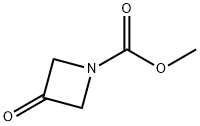 1-Azetidinecarboxylic acid, 3-oxo-, methyl ester (9CI) Structure