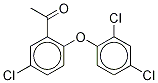 1-[5-CHLORO-2-(2.4-DICHLOROPHENOXY)PHENYLETHANONE]-D3 Structure