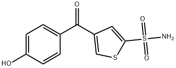 4-(4-Hydroxybenzoyl)-2-thiophenesulfonamide Structure
