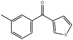 3-(3-METHYLBENZOYL)THIOPHENE Structure