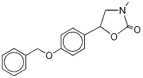 5-(4'-BENZYLOXYPHENYL)-3-METHYL-[4,5-DI-13C,3-15N]-2-OXAZOLIDONE 구조식 이미지