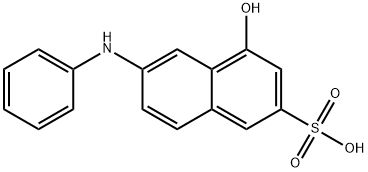 7-Anilino-1-naphthol-3-sulfonic acid 구조식 이미지