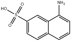 1-Naphthylamine-7-sulfonic acid 구조식 이미지