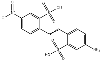 4-Nitro-4'-aminostilbene-2,2'-disulfonic acid Structure