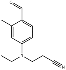 3-(에틸(4-포르밀-3-메틸페닐)아미노)프로판니트릴 구조식 이미지